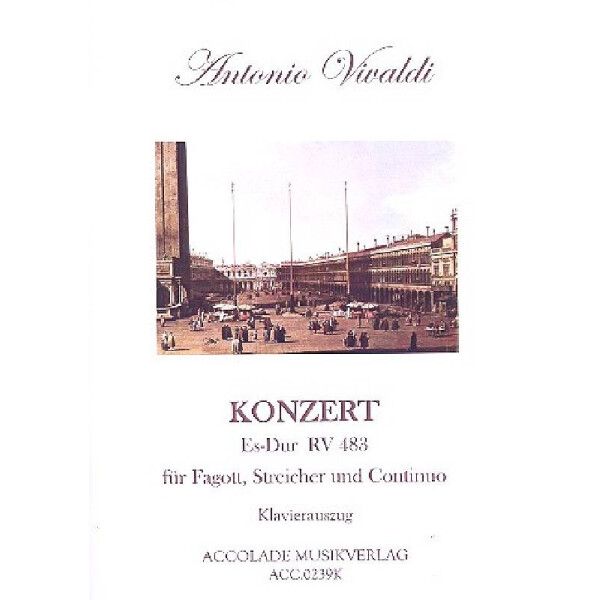 Konzert Es-Dur RV483 für Fagott, Streicher und Bc