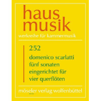 5 Sonaten für 4 Flöten