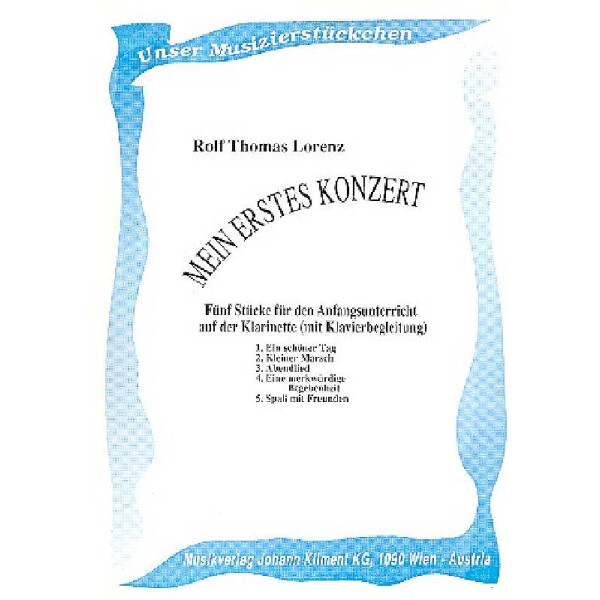 Mein erstes Konzert 5 Stücke für den