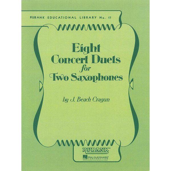 8 Concert Duets for 2 saxophones