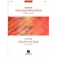 3 Songs without Words for alto saxophone