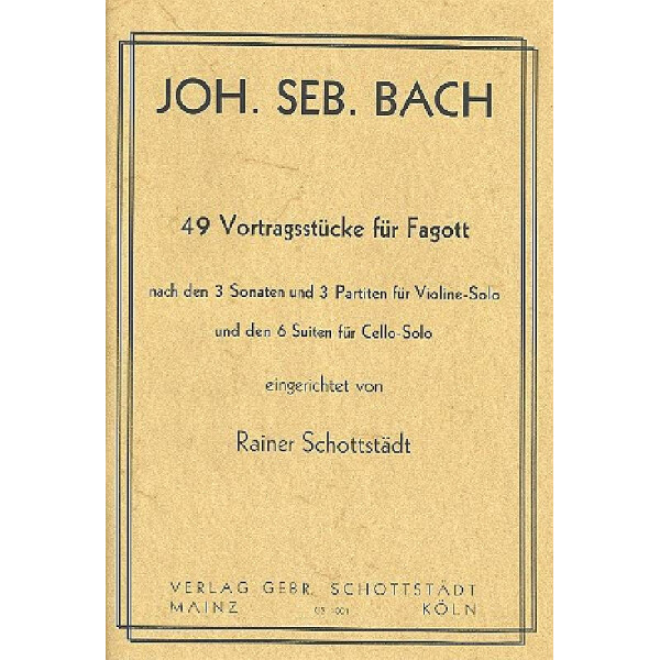 49 Vortragsstücke nach den 3 Sonaten und