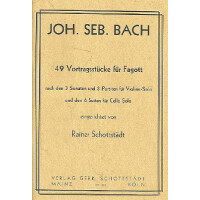 49 Vortragsstücke nach den 3 Sonaten und