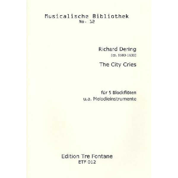 The Citcy cries für 5 Blockflöten (SATTB)