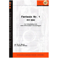 Fantasie Nr.1 KV594 für 3 Klarinetten