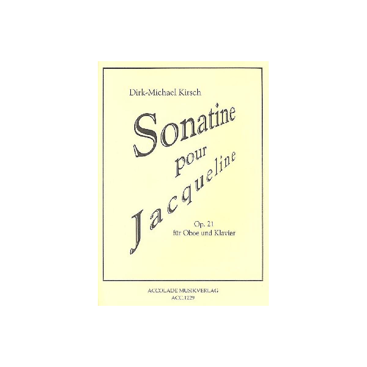 Sonatine pour Jacqueline op.21