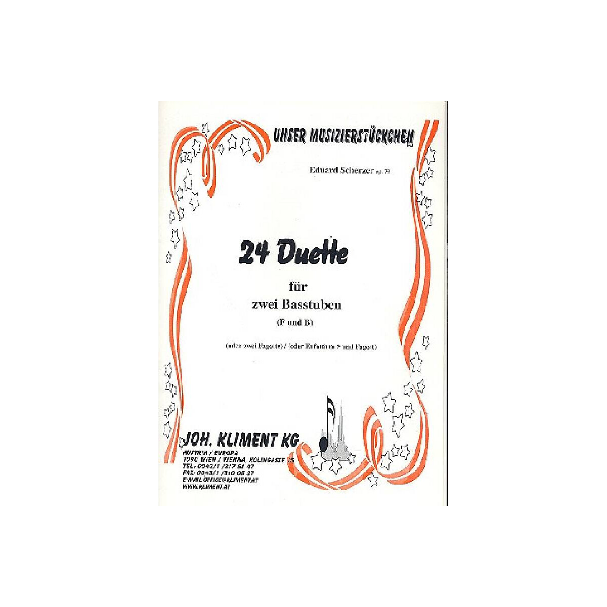24 Duette op.79 für 2 Basstuben (F  box
