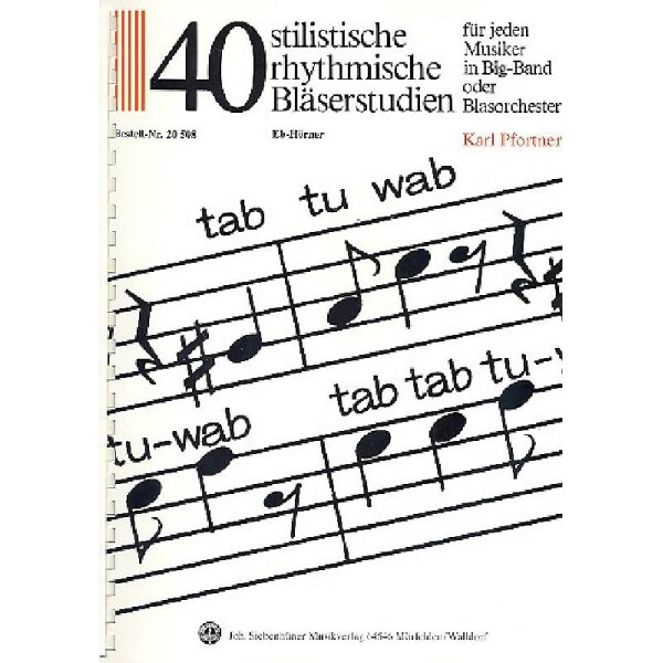 40 stilistische rhythmische Bläserstudien