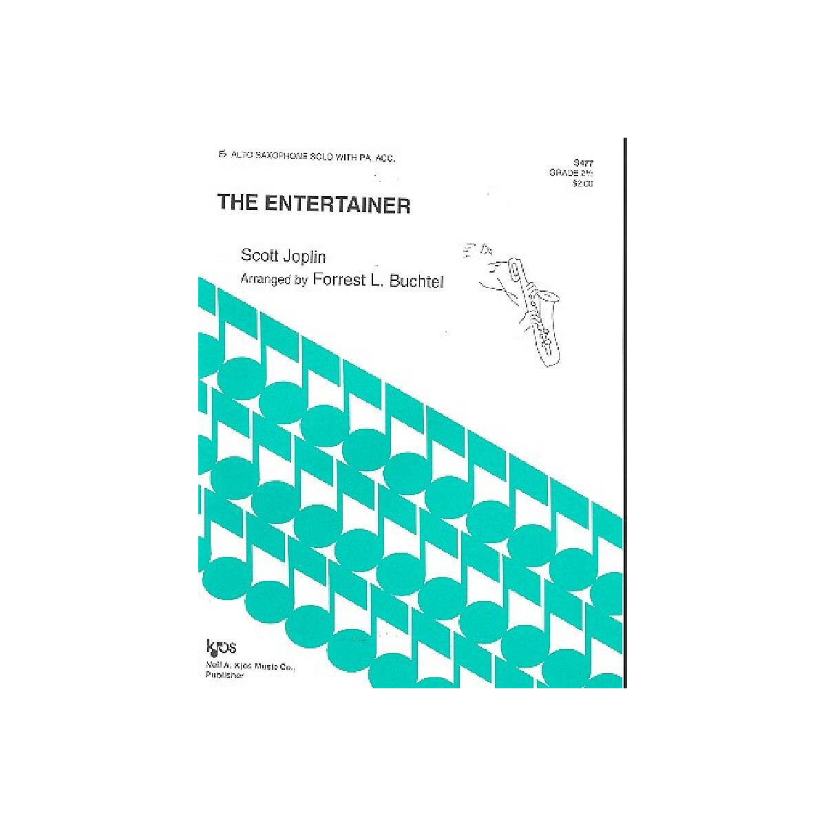 The Entertainer for alto saxophone box