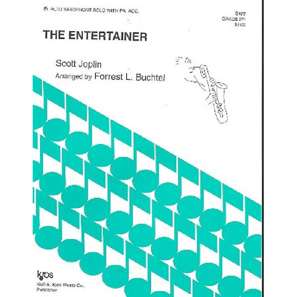 The Entertainer for alto saxophone