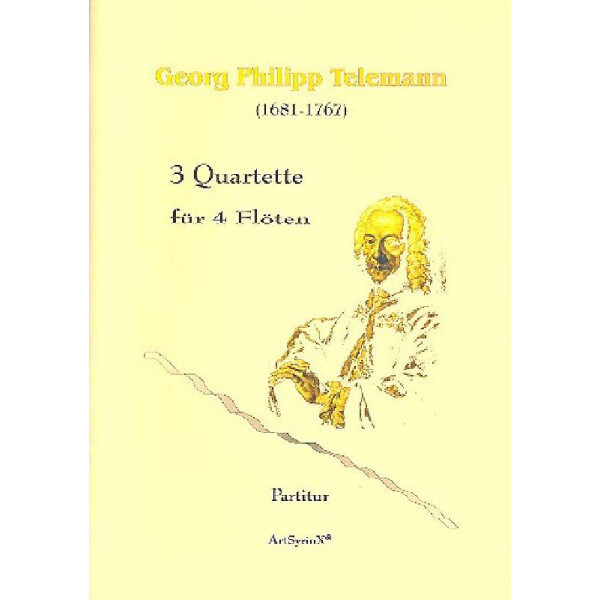 3 Quartette für 4 Flöten