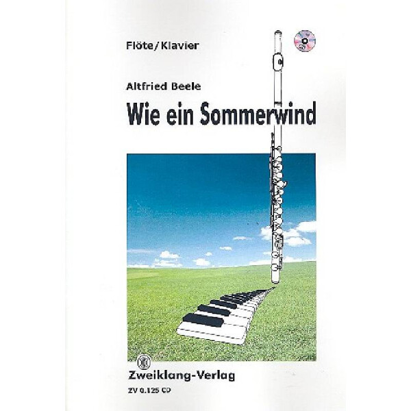 Wie ein Sommerwind (+CD) für Flöte