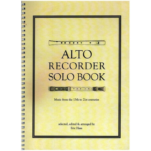 Alto Recorder Solo Book