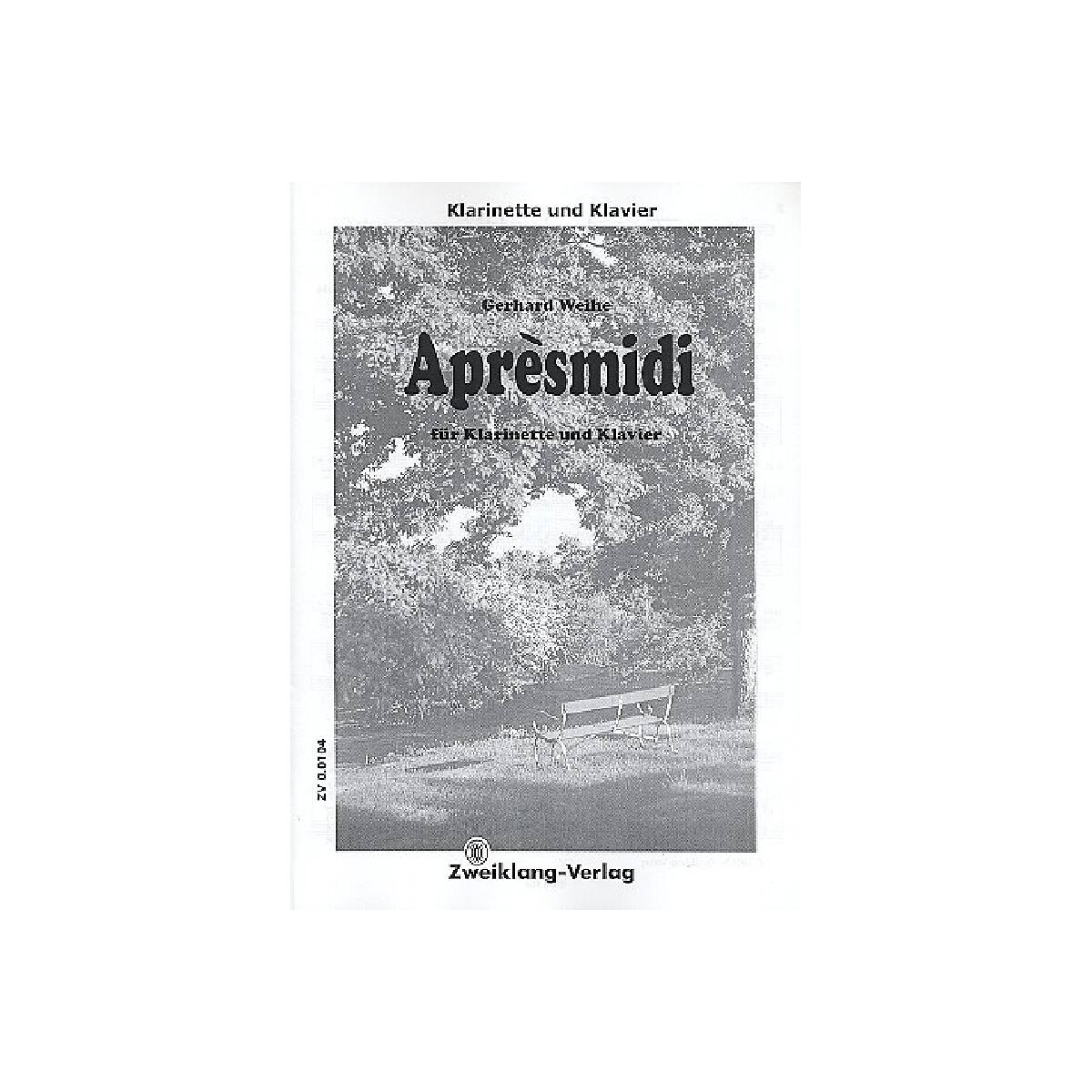 Apr&egrave;smidi f&uuml;r Klarinette und Klavier