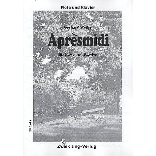 Aprèsmidi für Flöte und Klavier