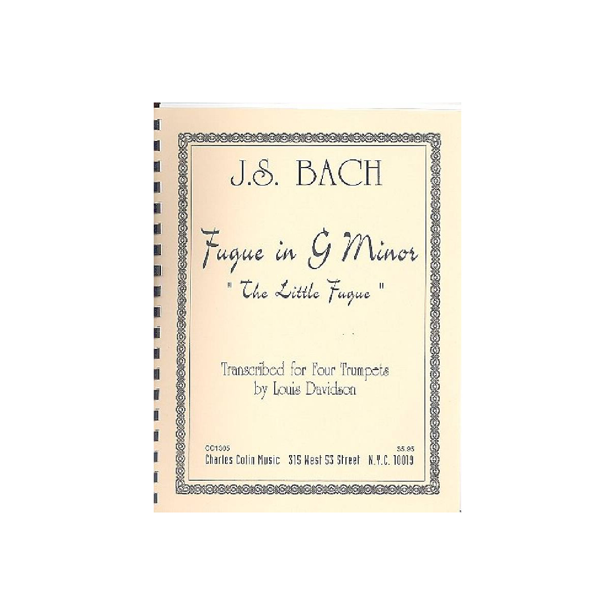 Fugue in g Minor for 4 trumpets (clarinets)