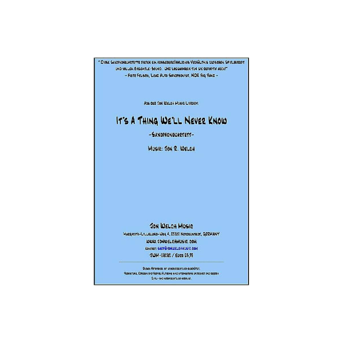 Its a Thing well never know