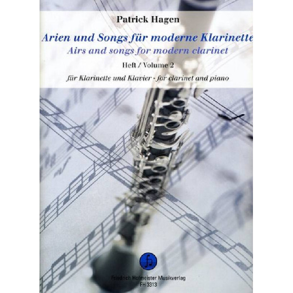 Arien und Songs Band 2 für Klarinette und Klavier