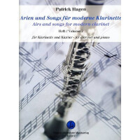Arien und Songs Band 2 für Klarinette und Klavier