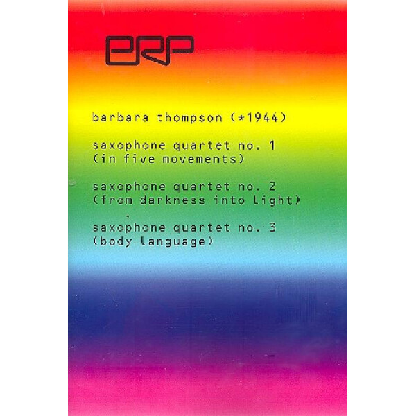 3 Quartette für 4 Saxophone (SATBar)