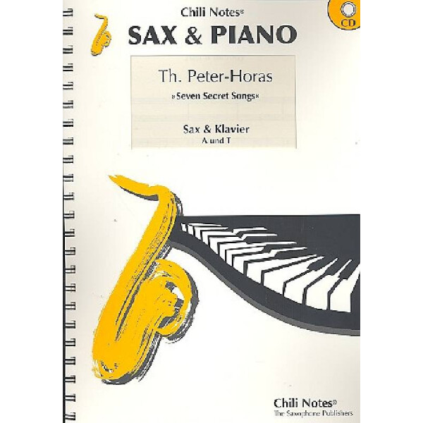 7 Secret Songs (+CD) für 2 Saxophone (A/T)