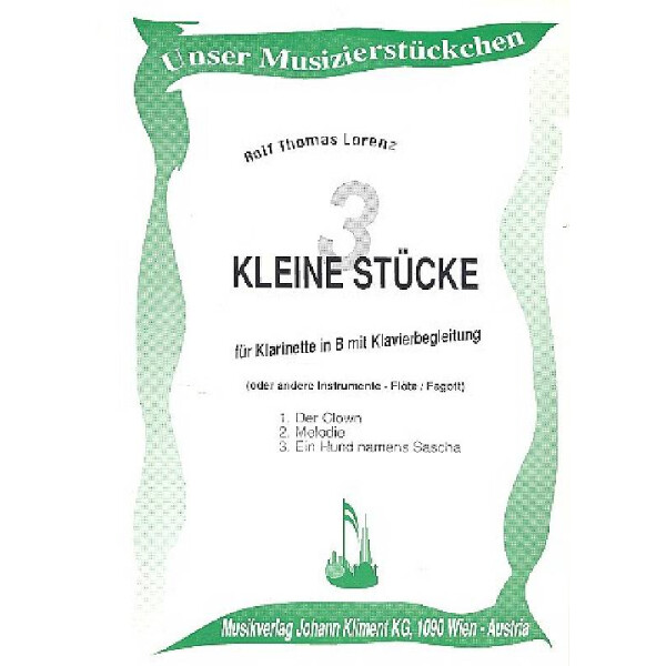3 kleine Stücke für Klarinette