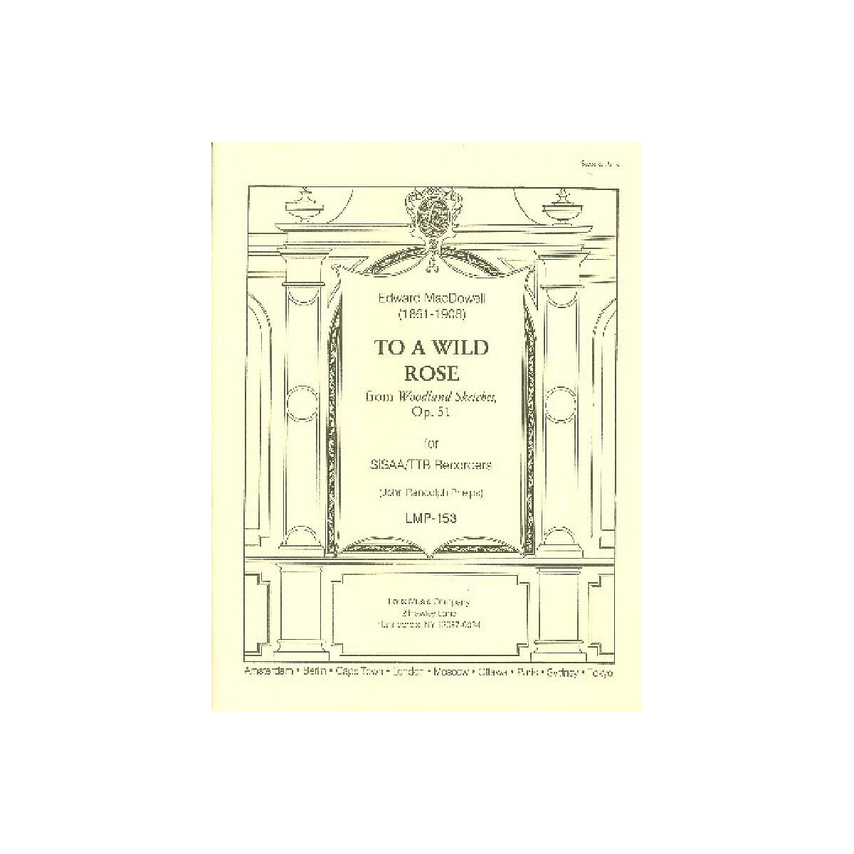 To a wild Rose op.51 for