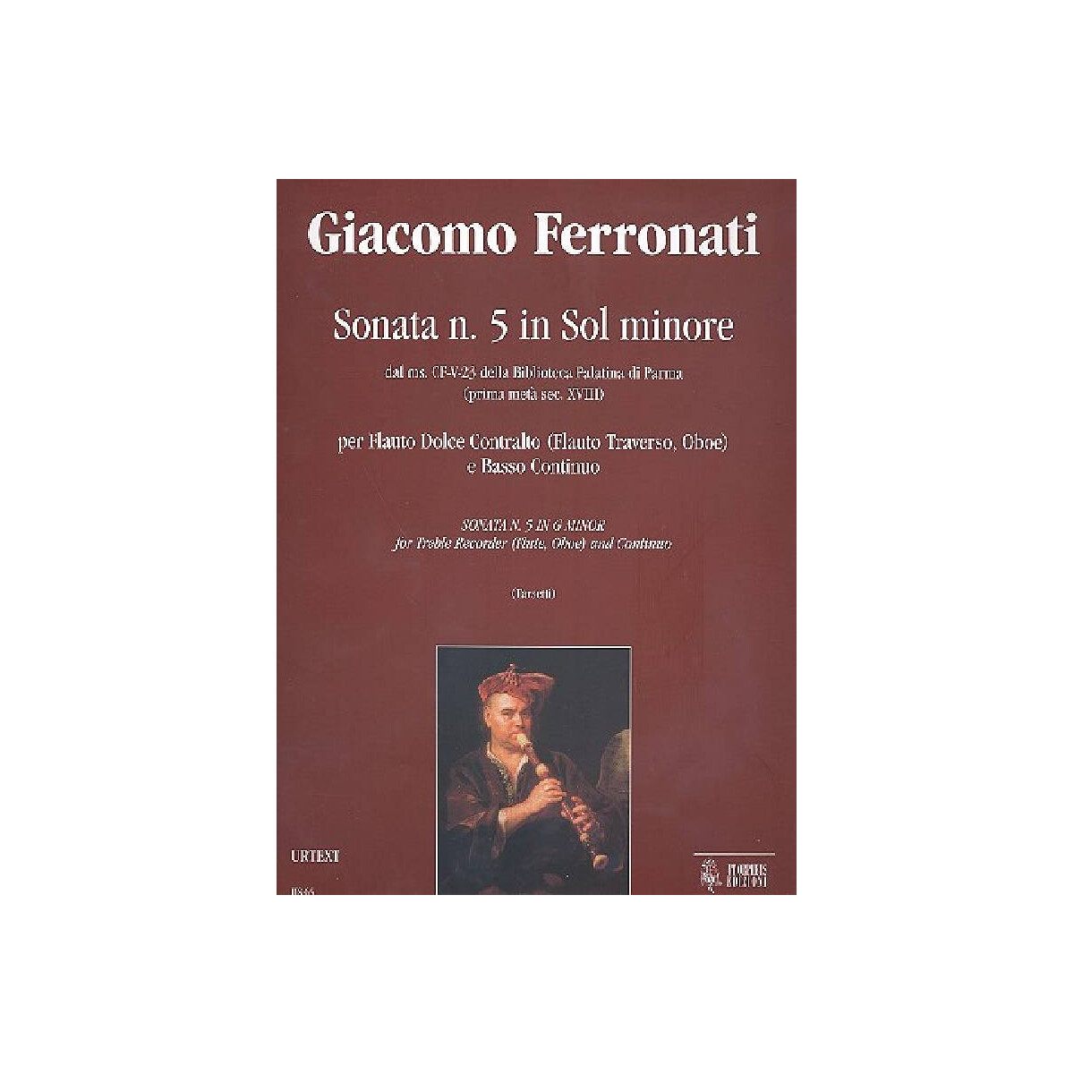 Sonata sol minore no.5 per flauto dolce  box