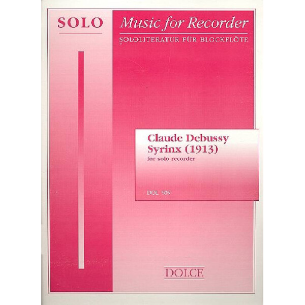 Syrinx für Altblockflöte solo (1913)