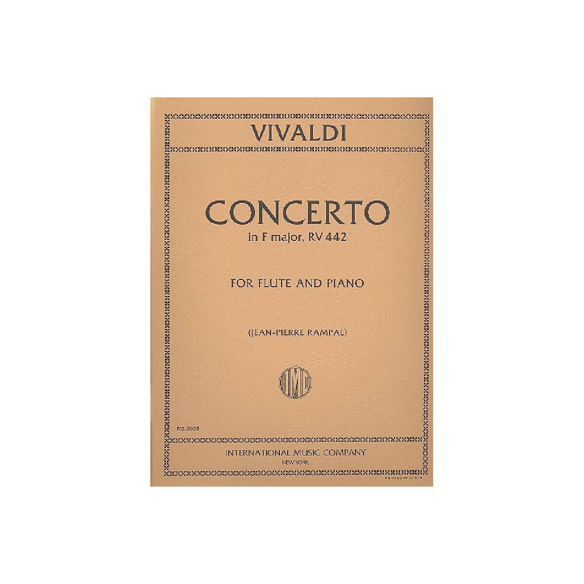 Concerto F major RV442 for flute and pia box