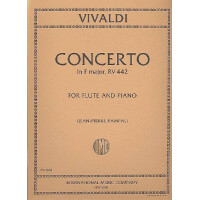 Concerto F major RV442 for flute and piano