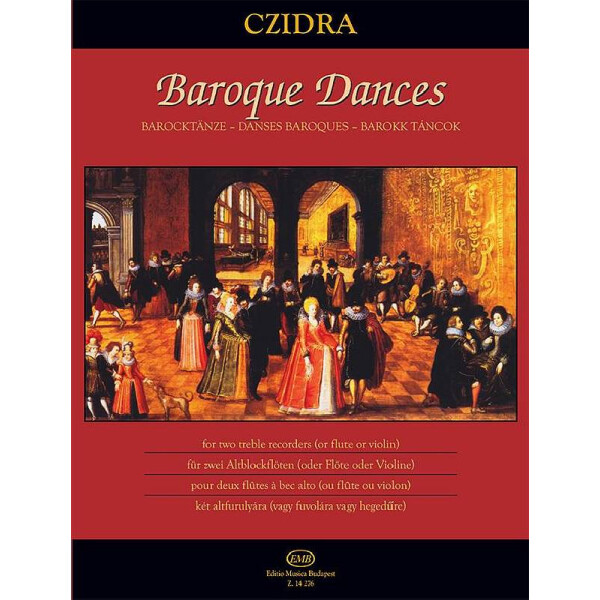 Barocktänze für 2 Altblockflöten (Fl, Vl)