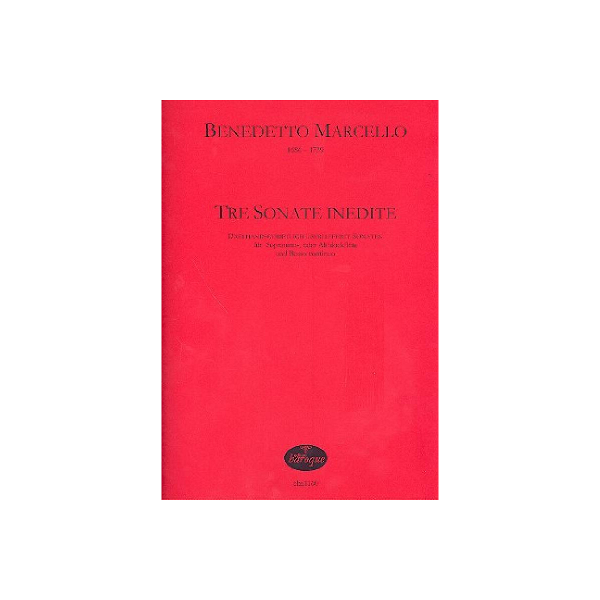 3 Sonate inedite für Sopranino- box