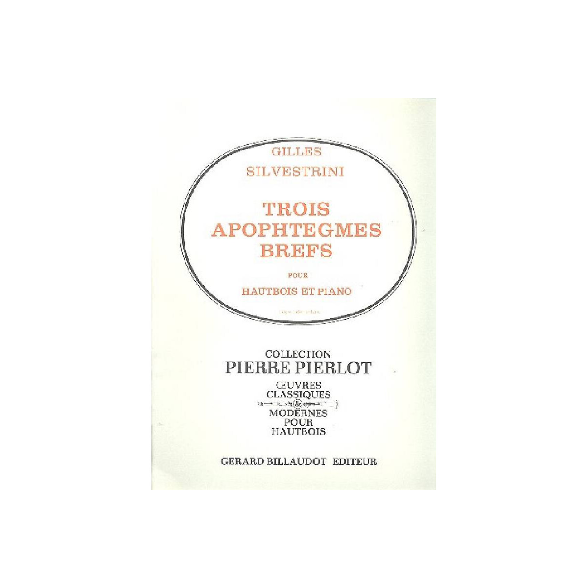 3 Apophtegmes brefs pour hautbois box