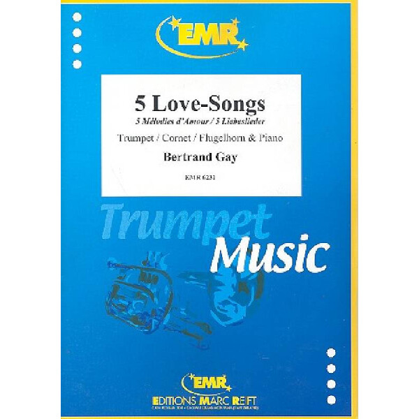 5 Love-Songs für Trompete (Kornett/