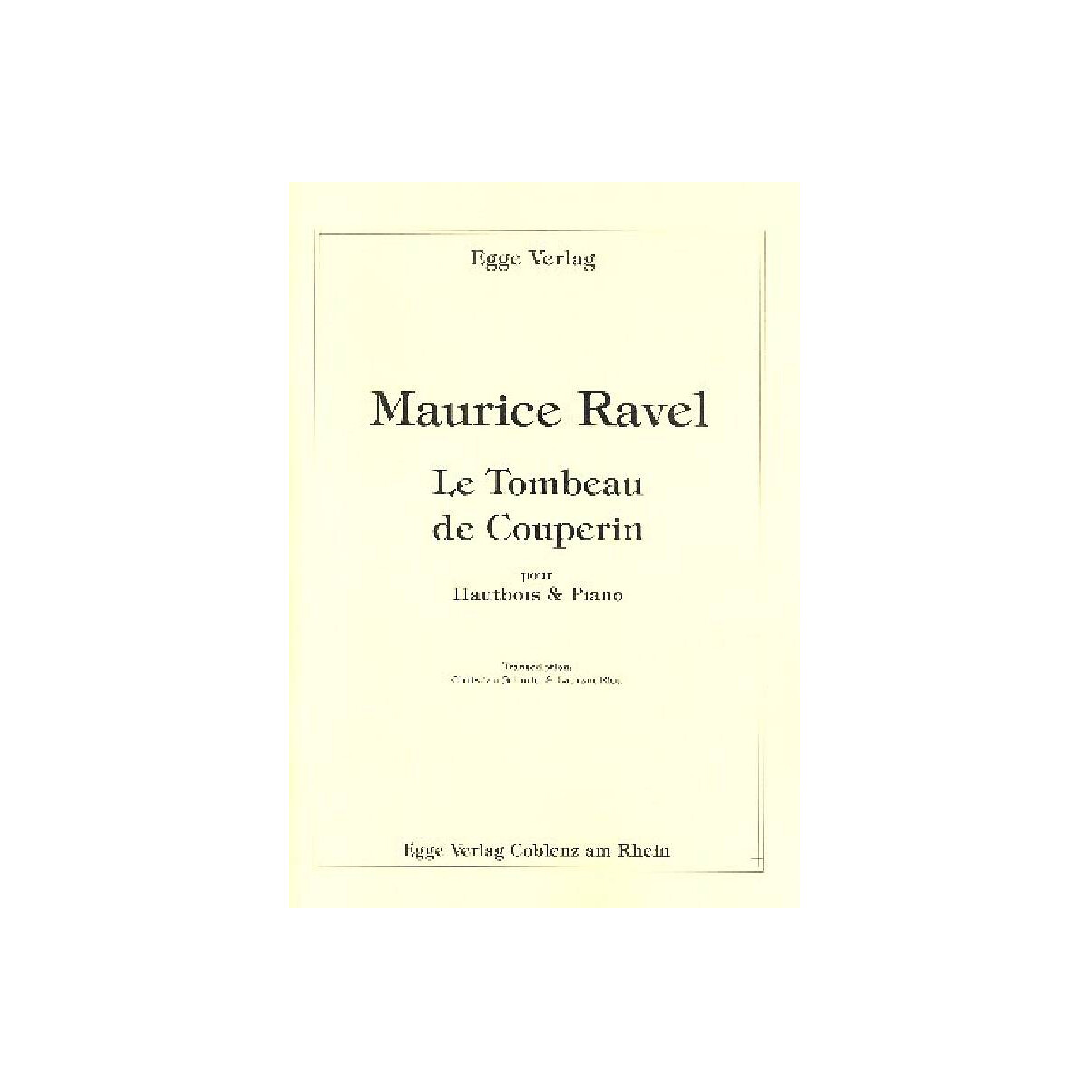 Le tombeau de Couperin box