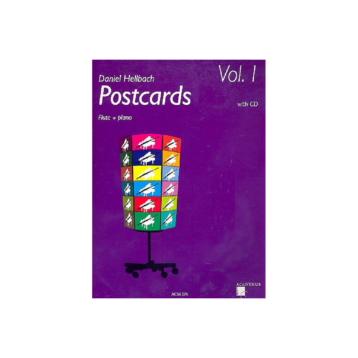 Postcards vol.1 (+CD) for flute and pian box