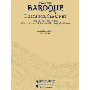 From the Baroque for 2 clarinets