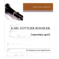Concertino op.63 für Klarinette und