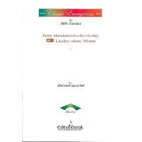 3 Lieder ohne Worte für 4 Klarinetten