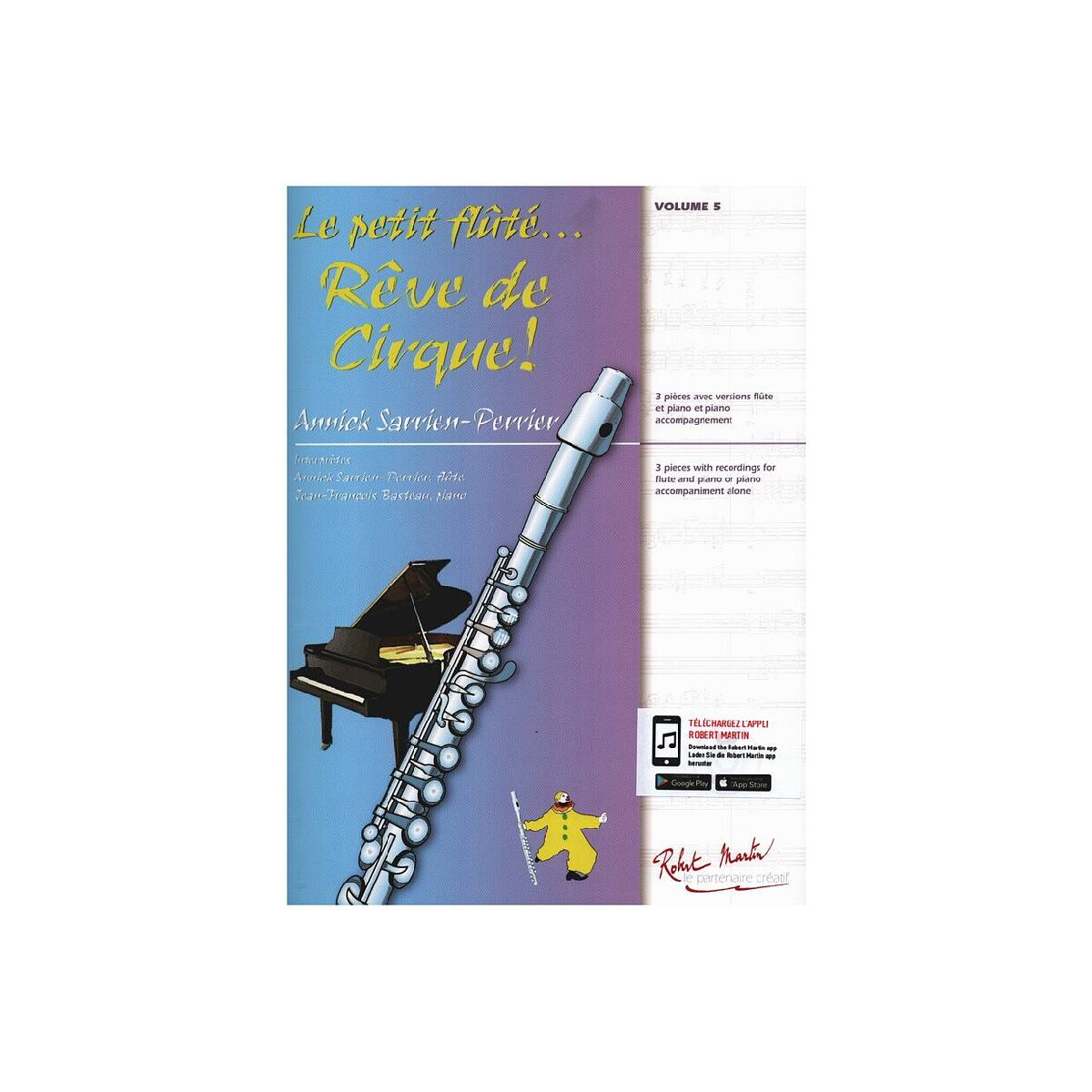 Le petit fluté reve de cirque vol.5 (+Online Audio)
