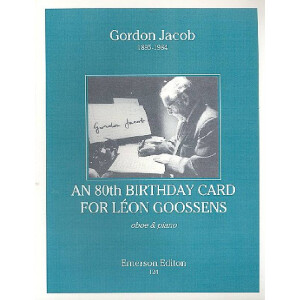 An 80th Birthday Card for Léon Goossens