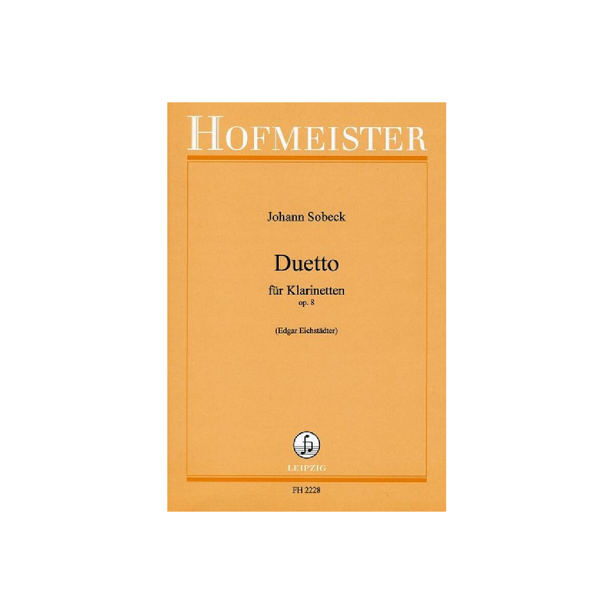 Duett op.8 für 2 Klarinetten box