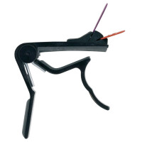 Gewa Kapodaster F&S D-Style Akustik-/Westerngitarre Westerngitarre Aluminium, schwarz