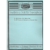 Etüden Band 1 für Saxophon