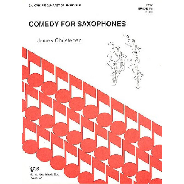 Comedy for 4 saxophones (AATB)