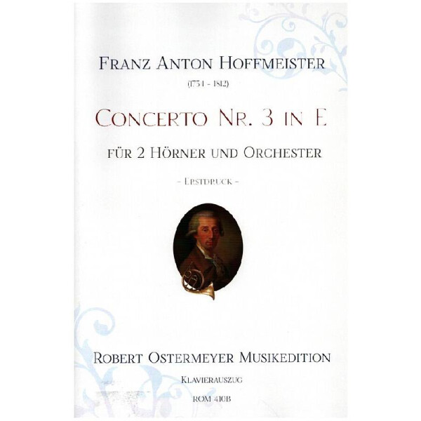 Concerto E-Dur Nr.3 für 2 Hörner und Orchester