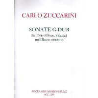 Sonate G-Dur für Flöte (Oboe, Violine)