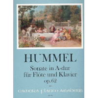 Sonate A-Dur op.62 für Flöte und Klavier