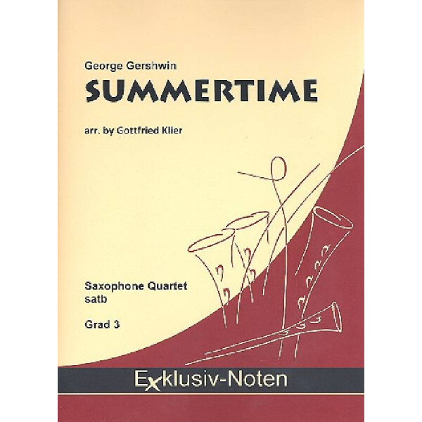 Summertime für 4 Saxophone